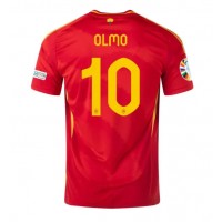 Camisa de time de futebol Espanha Dani Olmo #10 Replicas 1º Equipamento Europeu 2024 Manga Curta